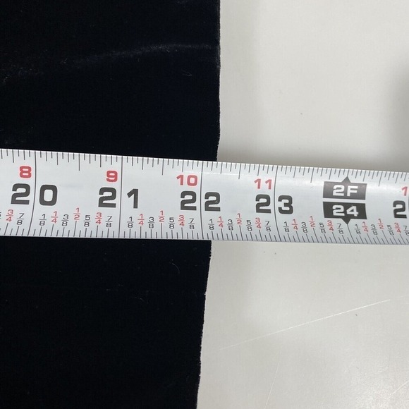 Ann Taylor Womens Velvet Silk Lined Blazer jacket size 14 Black Boho Holiday - Picture 8 of 10